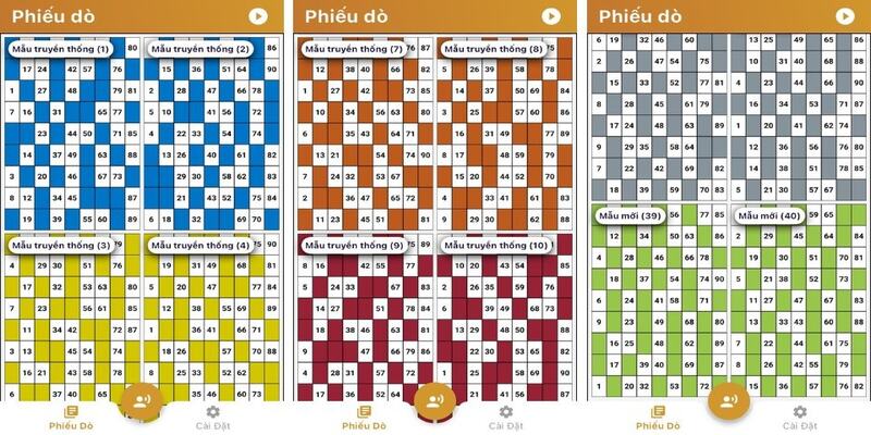 Lô tô là hình thức phổ biến với nhiều cách chơi